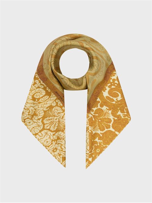 Foulard bandana in seta con stampa barocca PIERRE-LOUIS MASCIA | 90X90M518944